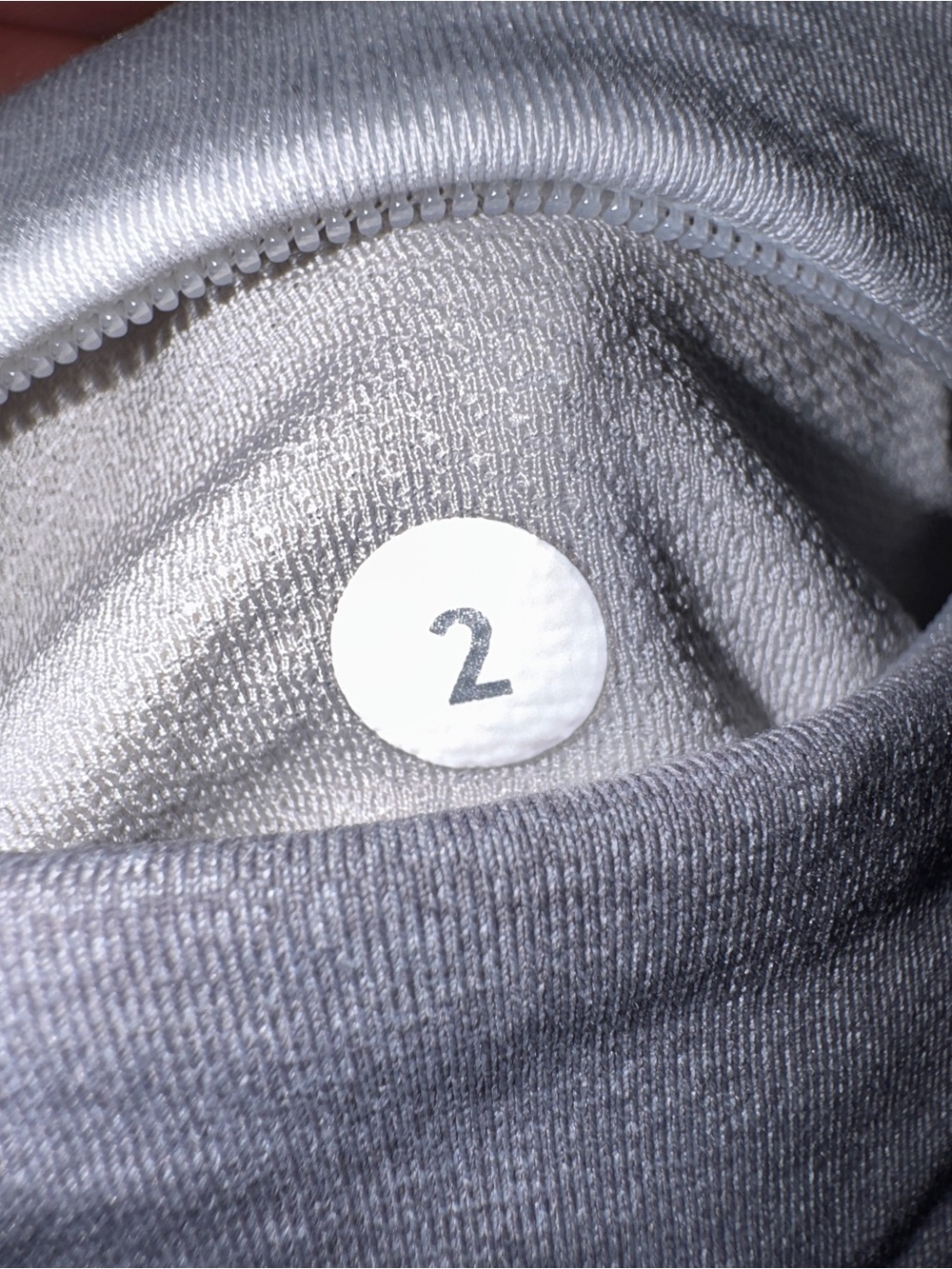Lululemon Speed Tight II *Reflective Heathered Slate Ghost Size 2 - Picture 7 of 8